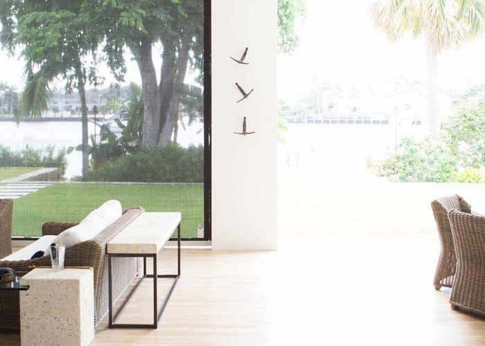 Patio hurricane screen